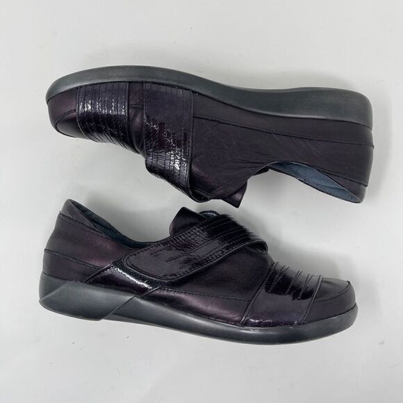 Naot Womens Comfort Shoes Hook/Loop Straps Closed Toe Purple EU 37 - Picture 4 of 8